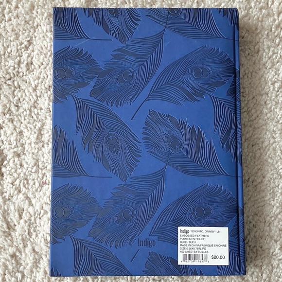 Indigo | Blue Embossed Journal - Picture 4 of 6